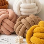 Décoration intérieure Coussin boule tressé