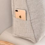 coussin design moderne blanc
