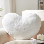 coussin cœur élégant
