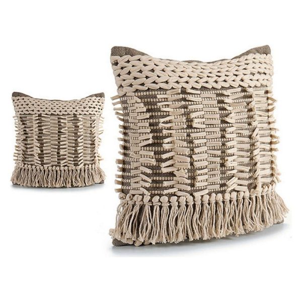 coussin gris élégant