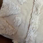 coussin design blanc