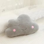 coussin nuage bébé pastel