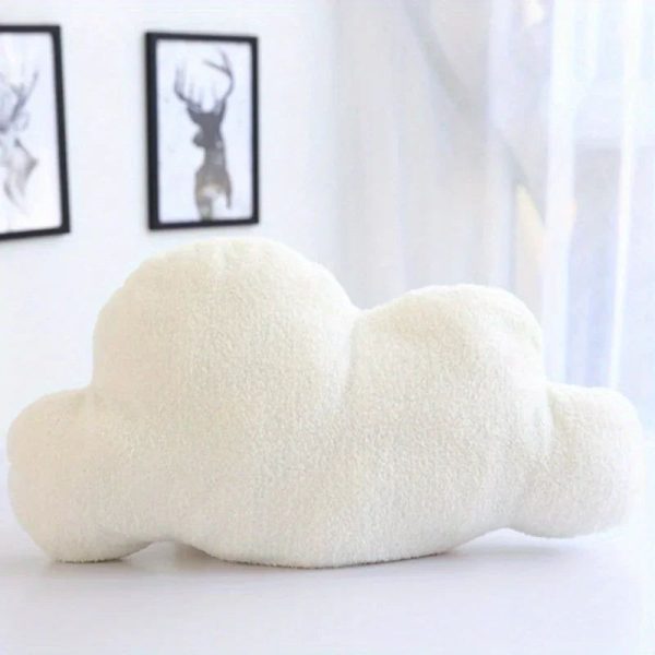 Coussin nuage blanc