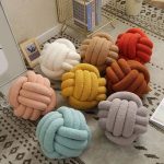 Coussin boule design sphérique