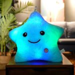 coussin en étoile lumineux