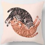 coussin mignon thème chat