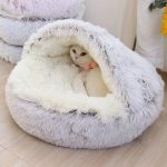 coussin avec fourrure