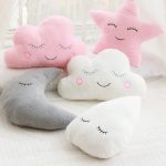 coussin nuage bébé tissu doux