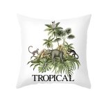 Coussin léopard jungle