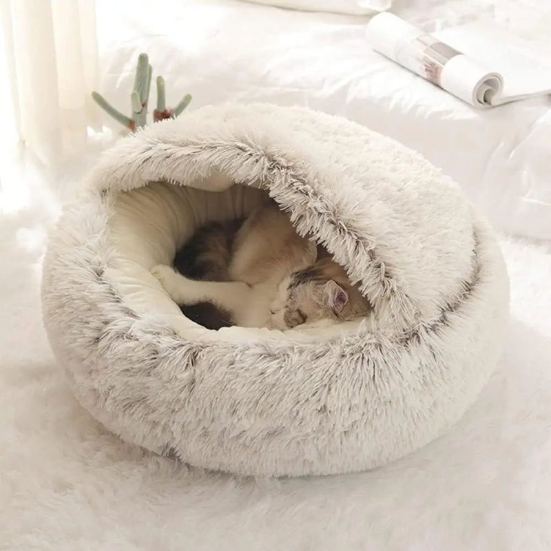 coussin chat doux