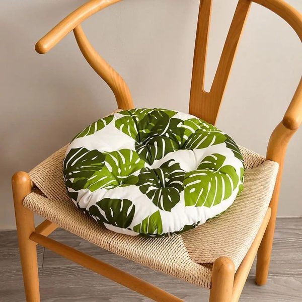 coussin rond chaise