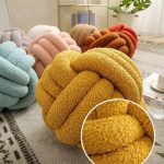 Tresse épaisse Coussin boule