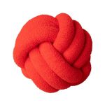 Coussin boule tressé confortable