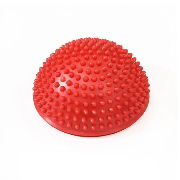 coussin clouté rouge