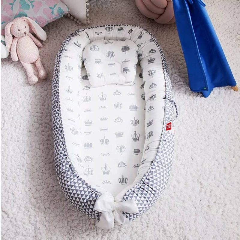 Nid de bébé pour dormir portable en coton respirant