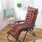 coussin bain de soleil marron