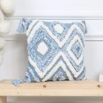 coussin berbere bleu