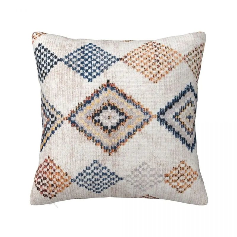 Coussin berbère marocain losanges