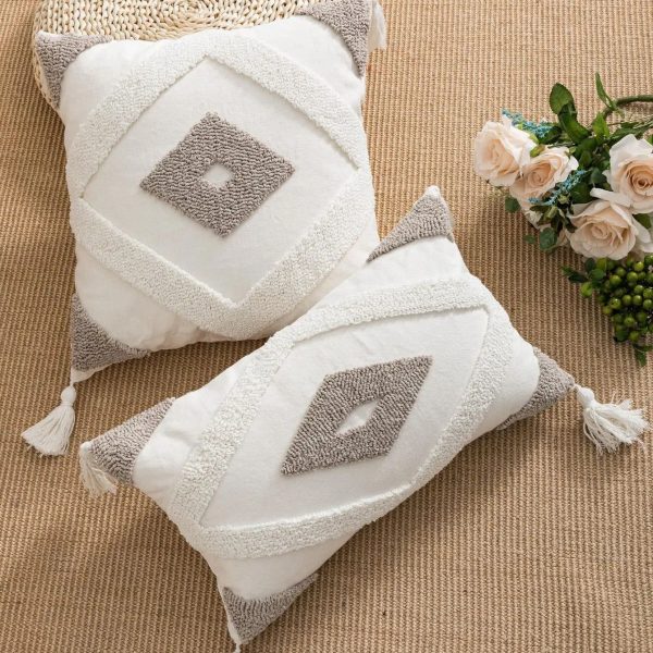 coussin boheme losanges