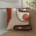 motifs géométriques coussin