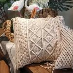 coussin bohème en coton