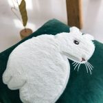 coussin animal vert
