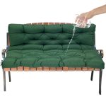 Coussin déperlant vert