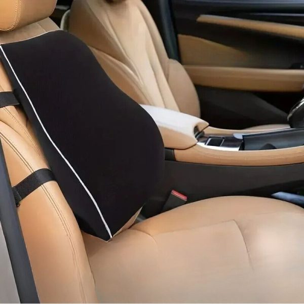 coussin pour le dos noir