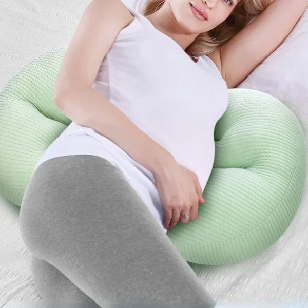 coussin femme enceinte vert
