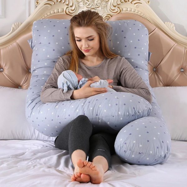 Coussin grossesse avec étoiles