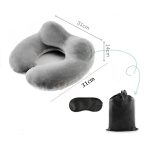 accessoire voyage coussin gris