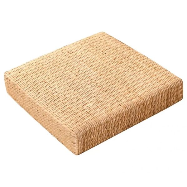 coussin sol en paille naturelle