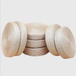 coussin rond organique