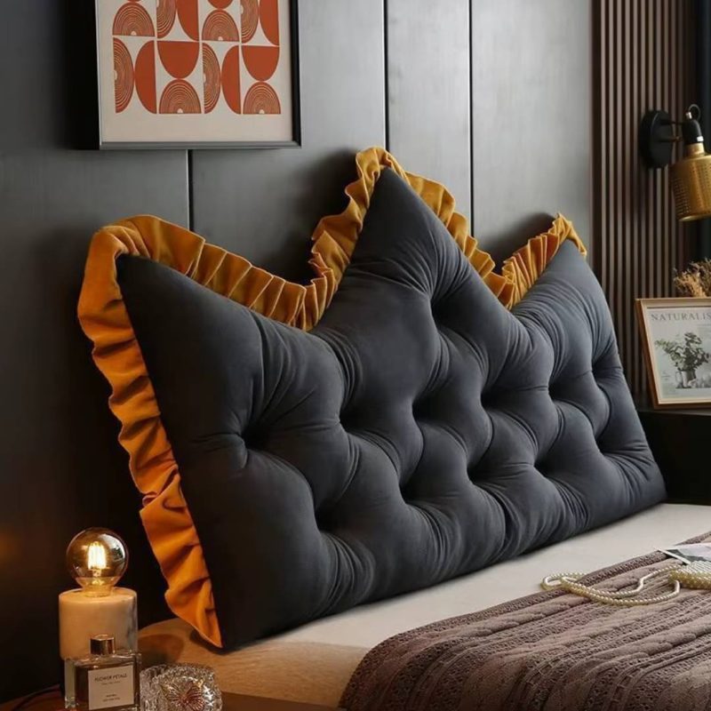 Gros coussin tête de lit Couronne